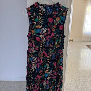 Tropical floral summer dress